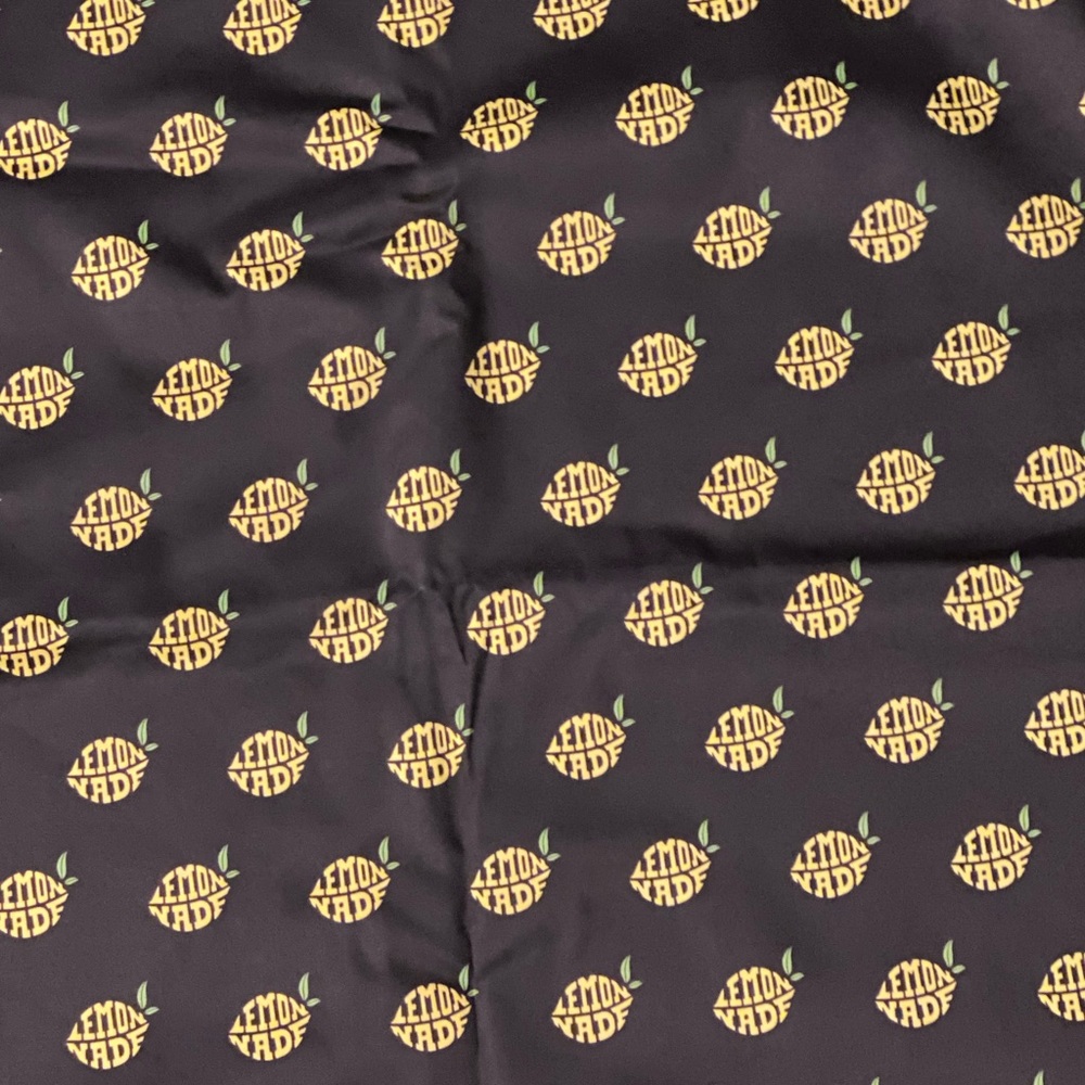 Cookies bandana and pins.